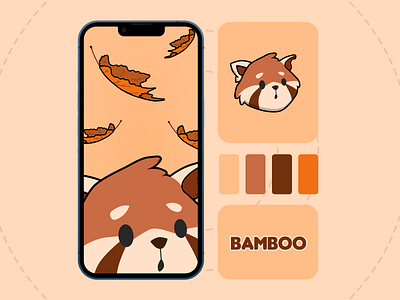 Bamboo in Autumn 🍁 autumn bamboo mobile mobile wallpaper red panda