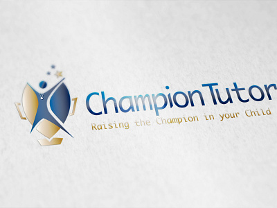 Champion Tutor Brand Identity custom logo design design concept illustration logo logodesign vector