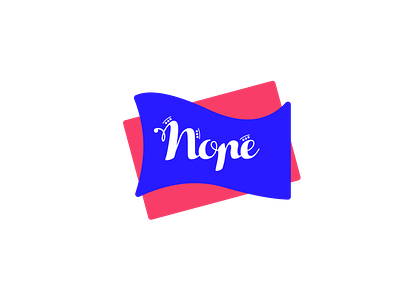 NOPE! Amusement Park branding logo weekly weeklyui weeklywarmup