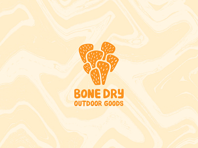 Outdoor Goods bone dry branding desert logo nature outdoor outdoor goods utah