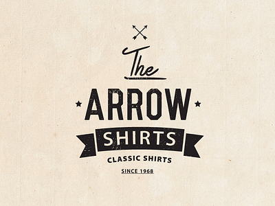 The Arrow Shirts logo retro