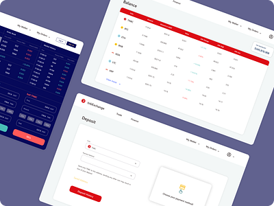 Crypto Exchange Website crypto cryptocurrency design icon typography ui ux website