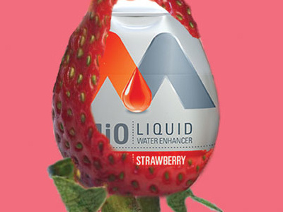 Strawberry advertising fruit magazine pink red strawberry