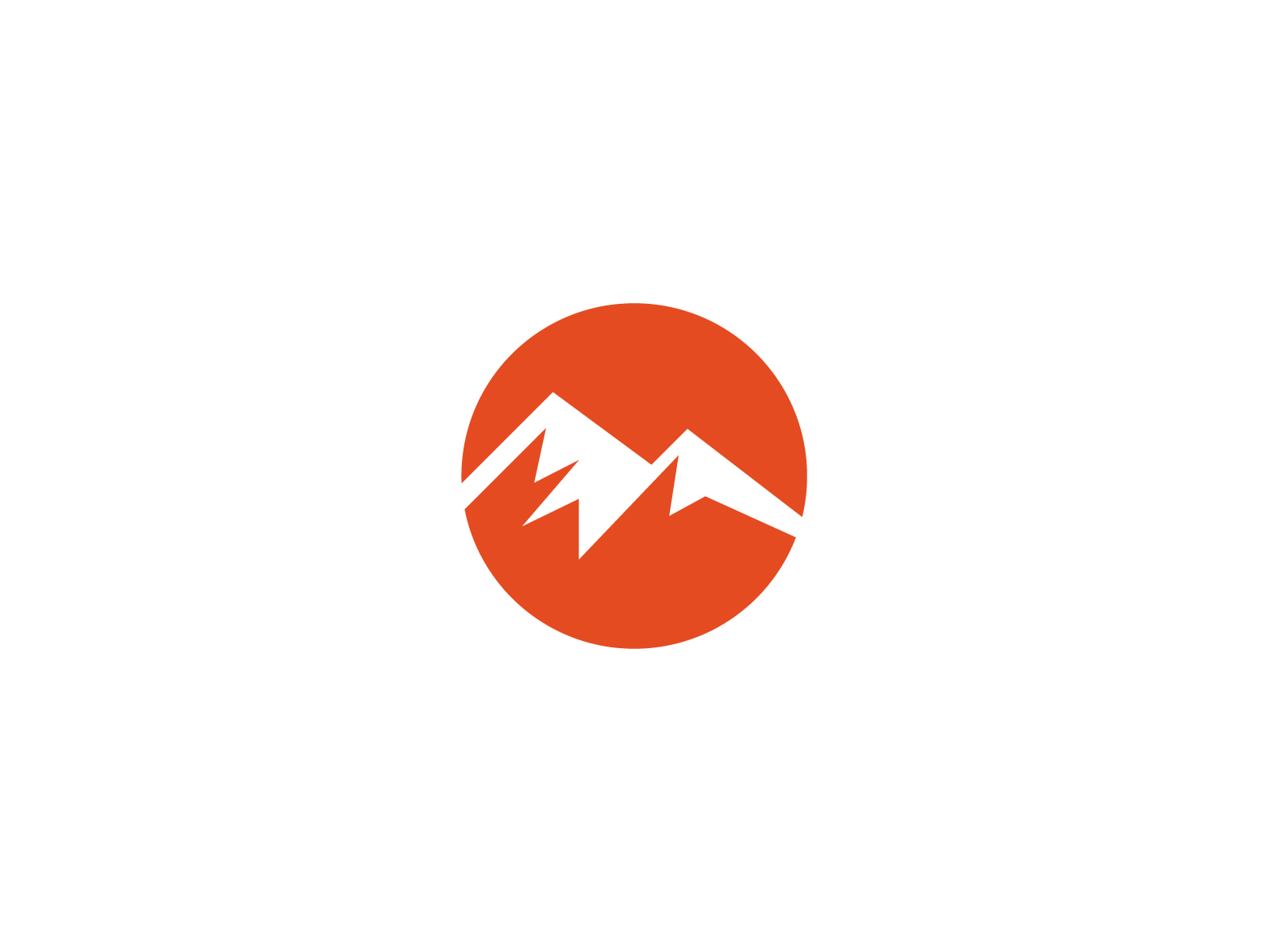 AWC logo icon branding icon logo mountain logomark