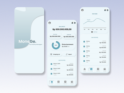 MoneGe (Money Manager) - Finance Management Apps