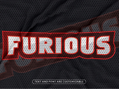 Jersey furious logo branding cloth logo color design esport logo