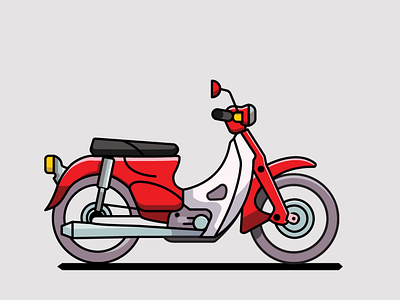 Motorcycle animation classic dhisa honda honda minti ijlal ijlal windhi saputra indonesia job minti motorcycle sale saputra smile vector windhi