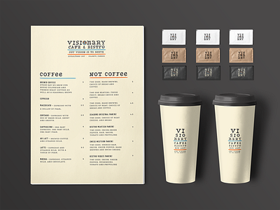 visionary MENU CUP SUGAR mockup FOR DRIBBBS