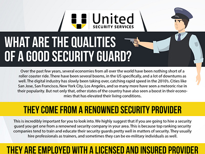 What are the qualities of a good security guard