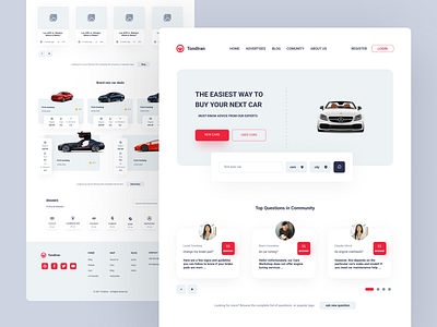 Car Shop Landing Page