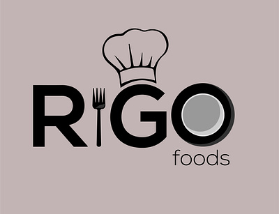 Rigo Foods (Food Logo) branding design fiverr designer food logo graphic design hologram icon id illustration logo monogram restaurant logo