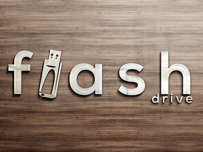 Flash Drive (Versatile Tech Logo)
