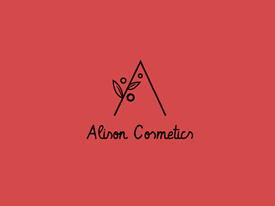 Alison Cosmetics (Beauty Shop Logo)