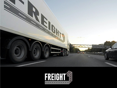 Freight First branding design flat illustration logo logodesign minimal mockup typography vector