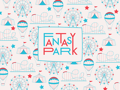 FANTASY PARK — logo design amusement park branding design graphicdesign logo logodesign weeklywarmup