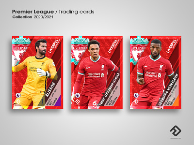 Sport - trading cards cards design design liverpoolfc premierleague sports design trading card