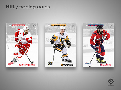 Hockey trading cards