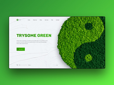 Design for vertical gardening store design web ui ux freelance