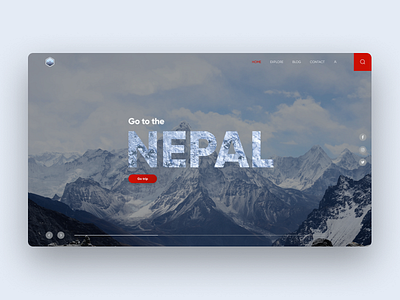 Nepal design design web ui ux freelance figma freelance travel ui ux web