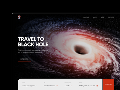 Travel to Black Hole — design consept