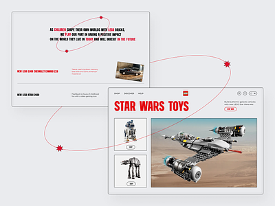 LEGO Star Wars branding design figma freelance illustration lego logo star wars ui ux web