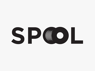 Spool logo logotype spool typography