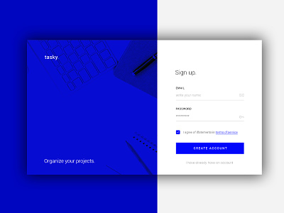Daily UI challenge #001 - Sign up account dailyui form register sign up