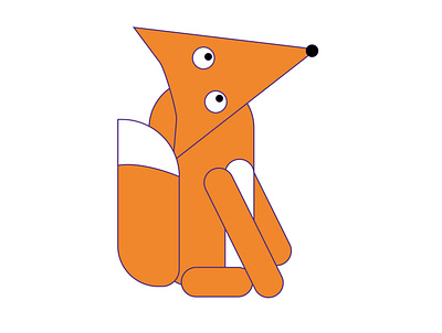 Fox animation illustration