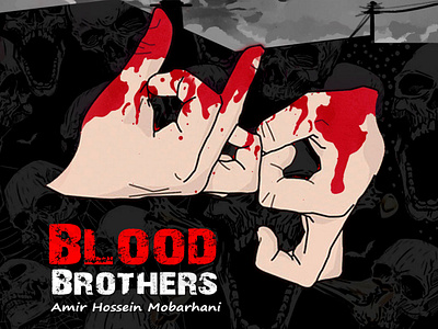Blood Brother's 3d graphic design logo motion graphics ui