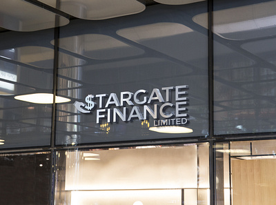 Logo Stargate Finance (Loaning Money Company) design dollars illustrator logo design money