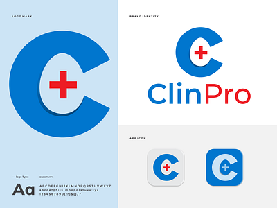 Modern colorful "C" letter logo Clip Pro app icon brand identity branding c letter logo creative logo design illustration logo logo design logo mark modern logo