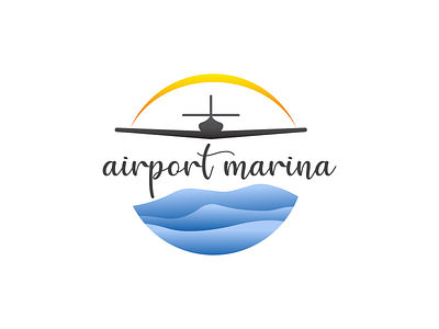 Airport Marin Modern Logo Design app icon brand identity branding creative logo design illustration logo logo design logo mark modern logo