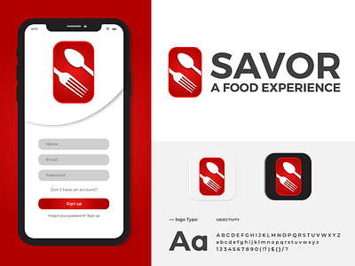 Savor Modern Logo Design & Branding app icon brand identity branding creative logo design illustration logo logo design logo mark modern logo