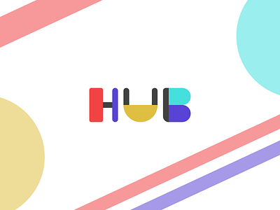HUB Modern Logo Design and Branding app icon brand identity branding creative logo design hublogo illustration logo logo design logo mark modern logo