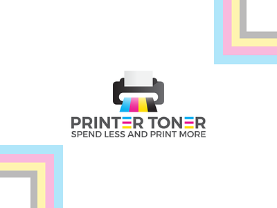 Printer Toner Modern Logo Design app icon brand identity branding creative logo design illustration logo logo design logo mark modern logo