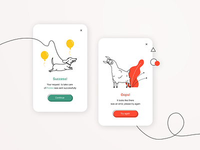 Daily UI — 011 branding dailyui design error figma flash message graphic design mobile mobile app mobile app design pop up pop up message success ui ui challenge design