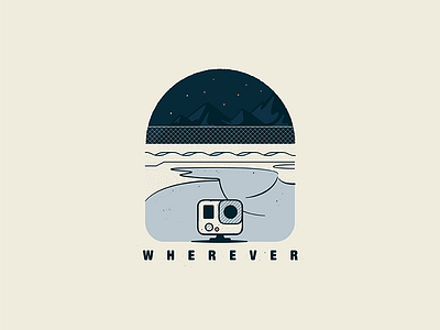 Wherever Series 3/4 design flat gopro graphic graphicdesign icon ideas illustration mountain nature skate skatepark