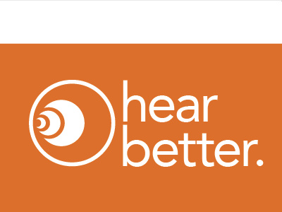 direct sound logo (with tagline) clean logo orange tagline vector