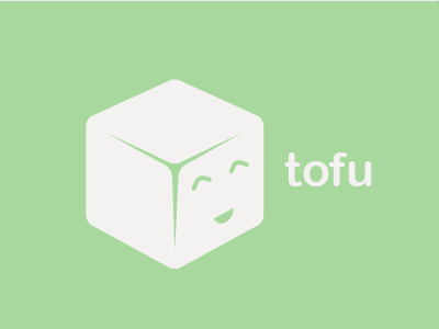 tofu logo illustrator logo silhouette simple stylized sushi tofu vector