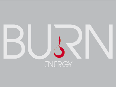 Burn Energy Drink Concept V2 brand burn clean energy flame identity