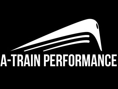 A-Train Logo (alternate) a a train deco dreamliner fitness locomotive logo performance streamline train training
