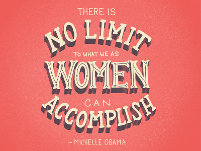 No Limit empowerment feminism michelle obama motivation quotes women