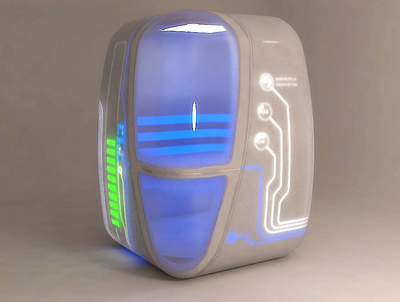 New unique futuristic 3D design 3d