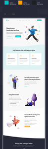 Saas App Landing Page Design By Aavatto On Dribbble