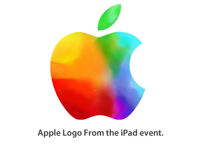 Apple Logo From iPad Event apple event ipad logo new