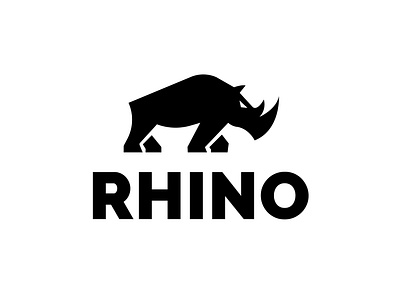 RHINO LOGO branding graphic design logo rhino rhino logo rhino logo dribble