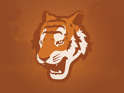 Golden Tiger logo sports logo tiger