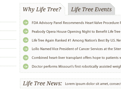 Life Tree Medical Tabs