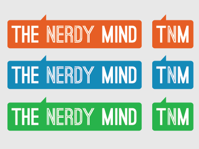 The Nerdy Mind bright colorfull logo nerdy the nerdy mind