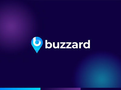 Buzzard Tracking Tech Logo 3d 3d log brand branding buzzard creative dark logo design gradient graphic design icon logo logo design modern logo morphism motion graphics tech tracking logo ui unique